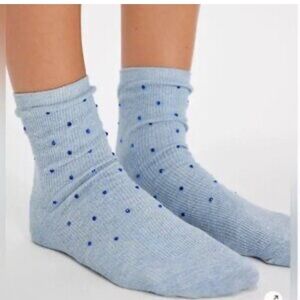 Free People Sparkle Rhinestone Socks NWT
